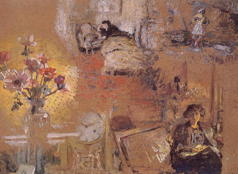 Edouard Vuillard Self Study of Black people oil painting picture